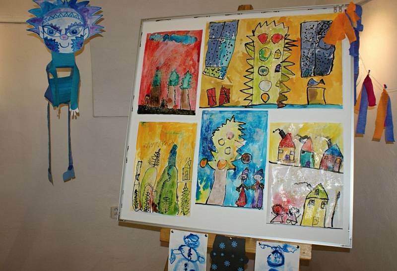 Výstava kreseb dětí z plumlovských mateřinek