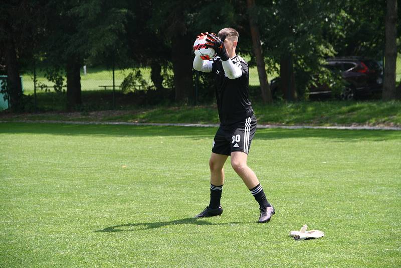 Fotografie z přípravného zápasu mezi celky 1. SK Prostějov a FK Dubnica nad Váhom