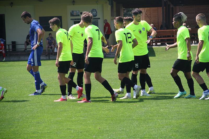 Fotografie z přípravného zápasu mezi celky 1. SK Prostějov a FK Dubnica nad Váhom