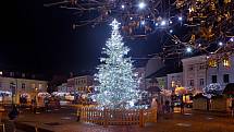 Vánoční strom 2020 ve Šternberku