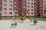 Dětské hřiště v Tylově ulici v Prostějově