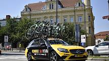 Czech cycling tour 2020 - start druhé etapy v Prostějově. 7.8. 2020