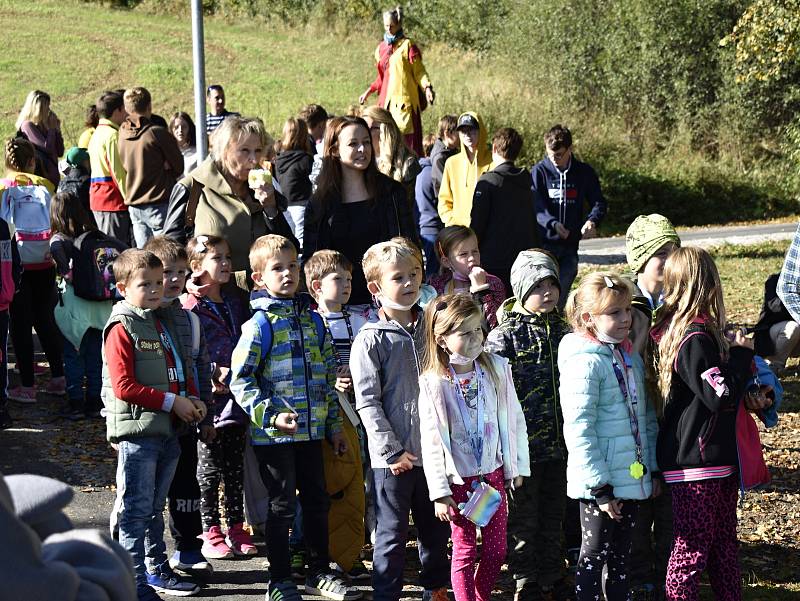 Slavnostní otevření cyklostezky spojující Plumlov s Mostkovicemi podél plumlovské přehrady. 1.10. 2021