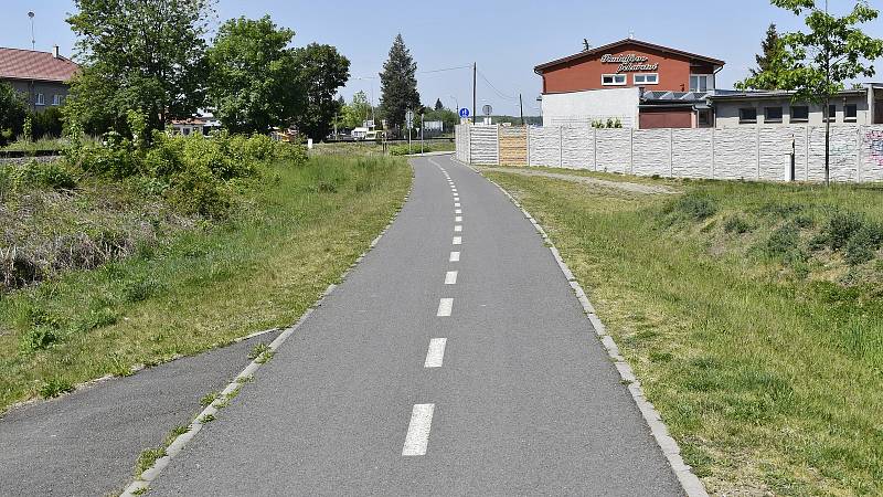 Uzavírka cyklostezky mezi Prostějovem a Kostelcem