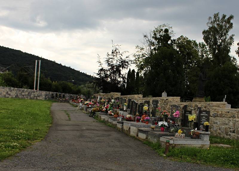 Hřbitov v Hranicích 23. července 2020