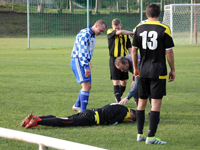 Mistrovské utkání I.A třídy, skupiny B mezi Sokolem Plumlov a SK Lipová - 0:1