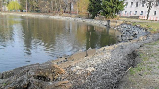Drozdovický rybník - konec března 2012