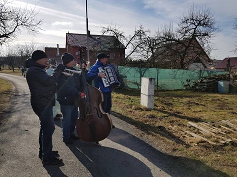 Masopustní průvod ve Skaličce