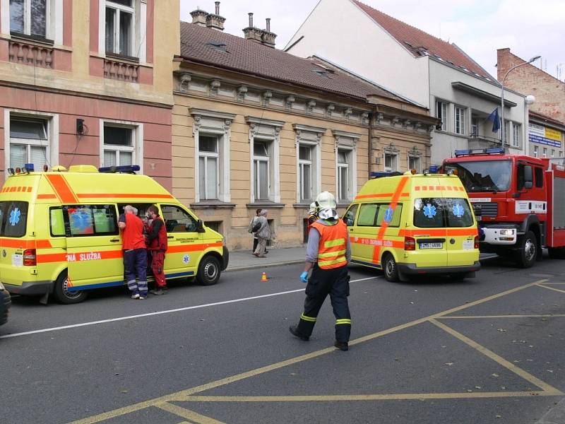 Vážná nehoda na Vápenici v Prostějově