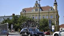Czech cycling tour 2020 - start druhé etapy v Prostějově. 7.8. 2020