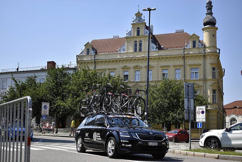 Czech cycling tour 2020 - start druhé etapy v Prostějově. 7.8. 2020