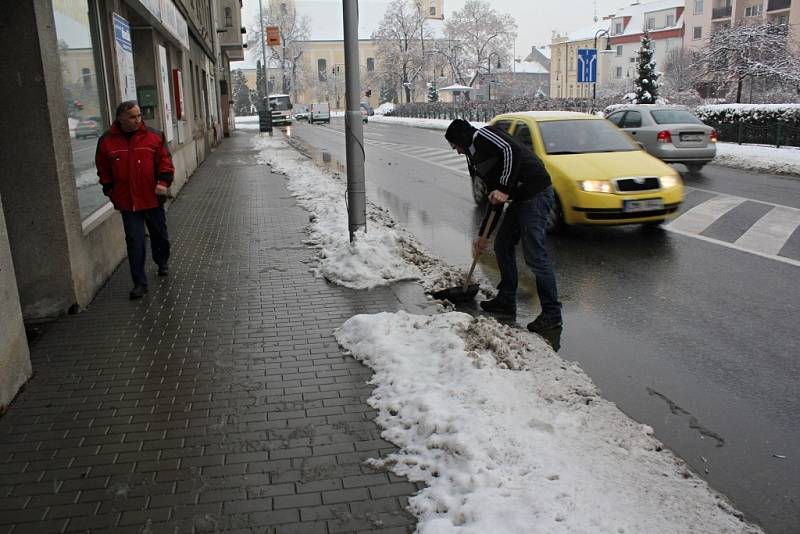 Zasněžený Prostějov