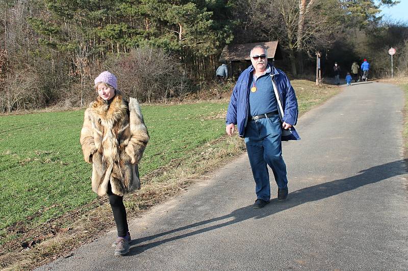 Tradiční novoroční výšlap na Velký Kosíř, se tentokrát vydařil. 1.1. 2020