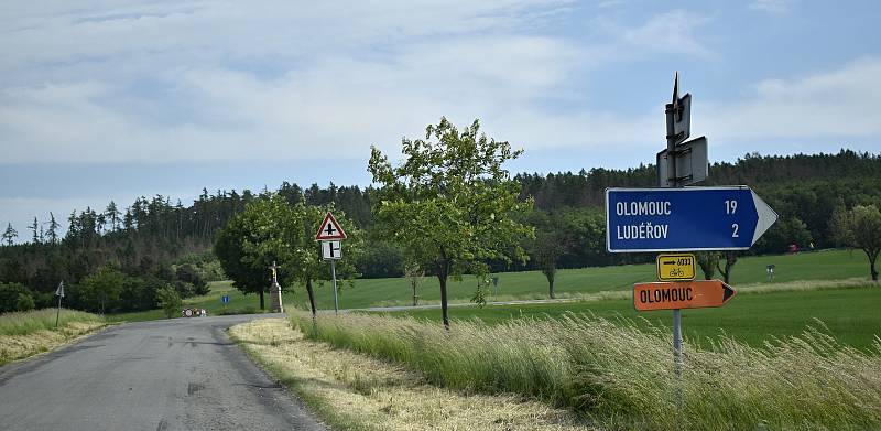 Silnice od Olomouce přes Ludéřov do Laškova bude uzavřena do 23.8. 2020