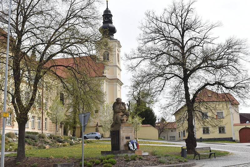 Kostelec na Hané, centrum města.