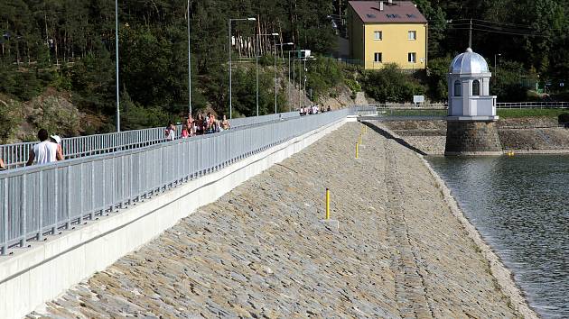 Plumlovská přehrada.