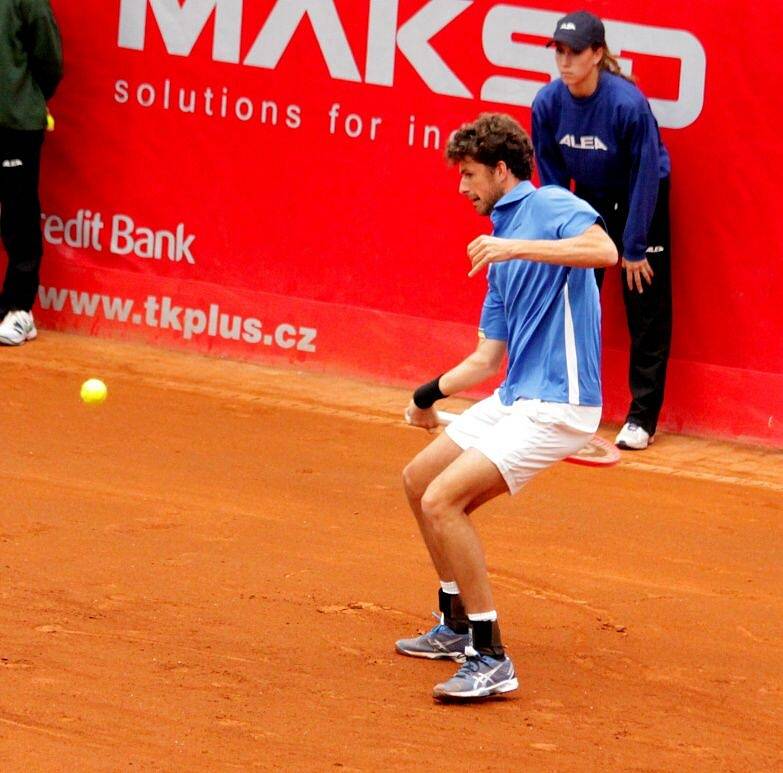 Reprezentant Holandska Robin Haase proti Němci Gojowzykovi