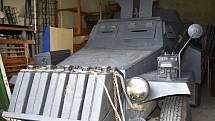 Jedním z vystavených modelů bude i tento obrněný vůz německého Wehrmachtu.