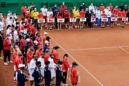 V Prostějově začalo tenisové MS týmů do 14 let. Zahajovací ceremoniál.