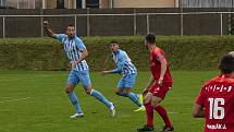 Prostějov (v modro-bílém) remizoval s Brnem 0:0.