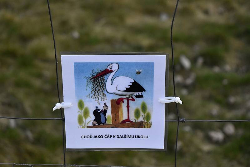 Velikonoční zábavná stezka na cyklostezce mezi Němčicemi a Nezamyslicemi