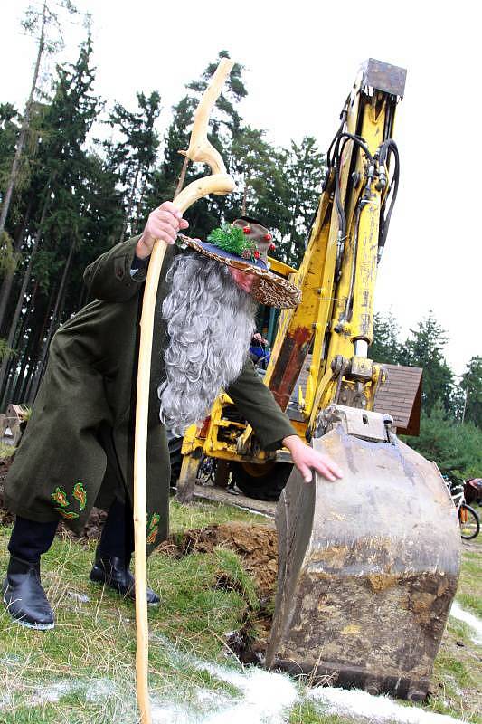 Zahájení stavby rozhledny na Velkém Kosíři