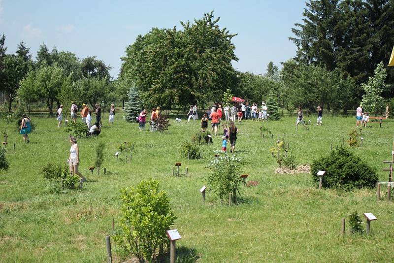 Slavnostní otevření arboreta ve Vrahovicích