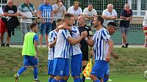 Prostějov ve druhé lize překvapivě porazil Brno 2:0. Filip Žák, Petr Jiráček.