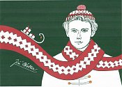Na letošních vánočních trzích budou vratné kelímky s originálními motivy. Námět Jiří Wolker od Hany Vilímové.