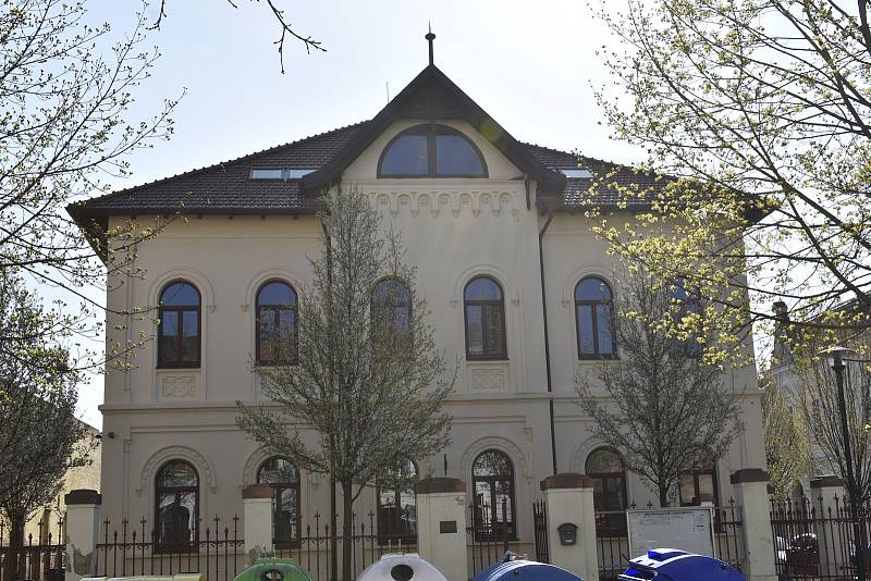 Detašované pracoviště ÚZSVM sídlilo ve vile v Prostějově