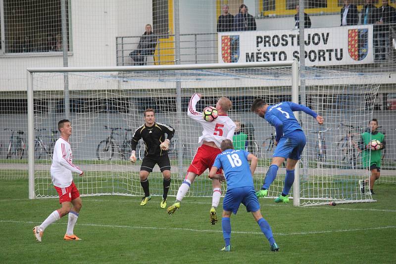 Fotbal, MSFL, 8. kolo: 1. SK Prostějov – TJ Valašské Meziříčí 4:1 (0:1)