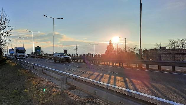 Dálniční estakáda D46 v Prostějově bude od konce března částečně uzavřena. Foto: ŘSD