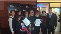 emifinále soutěže Dior Douglas make-up star: téma Make-up z ráje. Inspiroval mě ráj v asijském stylu tedy Buddhismus, říká Alena Mlatečková.