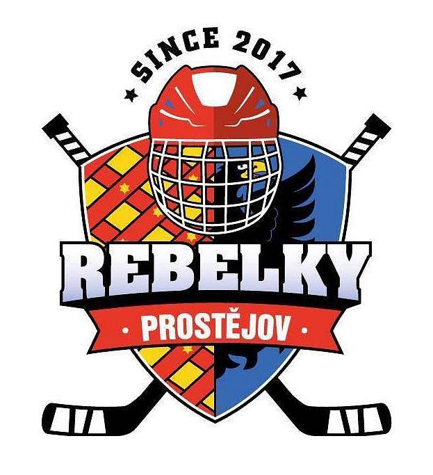 Logo, které používá ženský hokejový tým HC Rebels 2017 Prostějov
