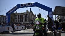 Czech cycling tour 2020 - start druhé etapy v Prostějově. 7.8. 2020