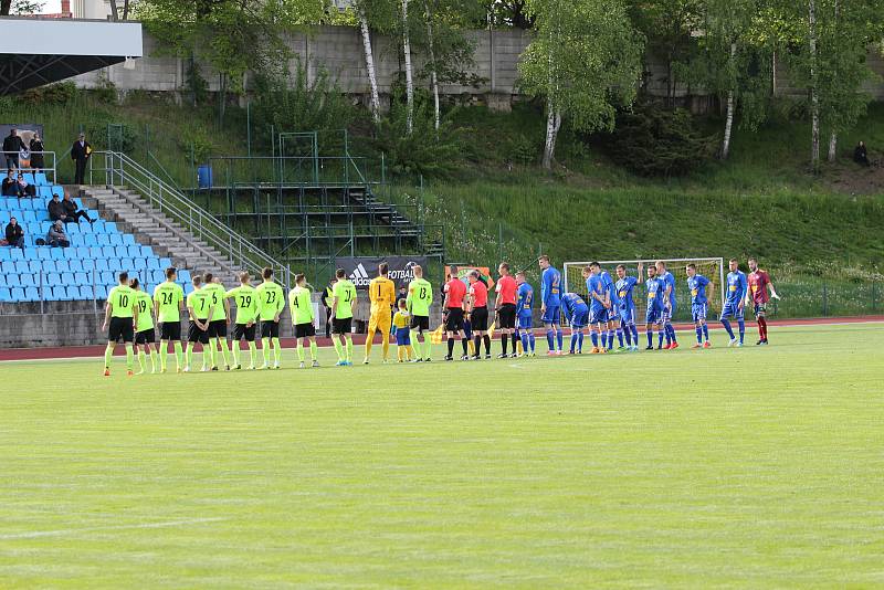 Sport fotbal FNL Varnsdorf - Prostějov