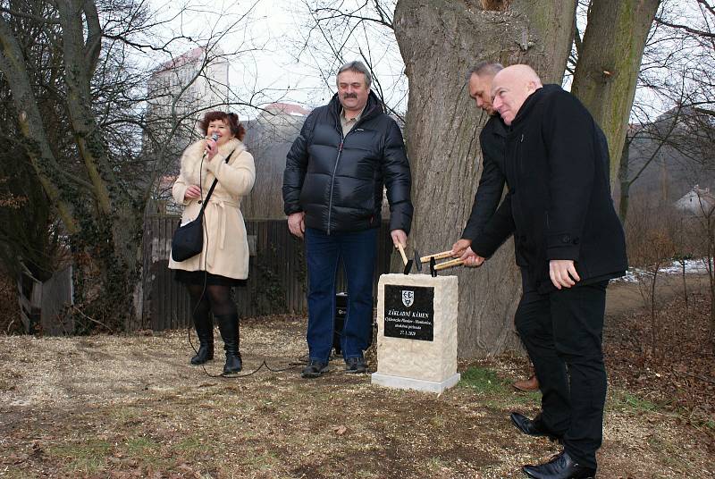 Slavnostní poklepání na základní kámen a oficiální zahájení stavby cyklostezky podél plumlovské přehrady - 27. 1. 2020