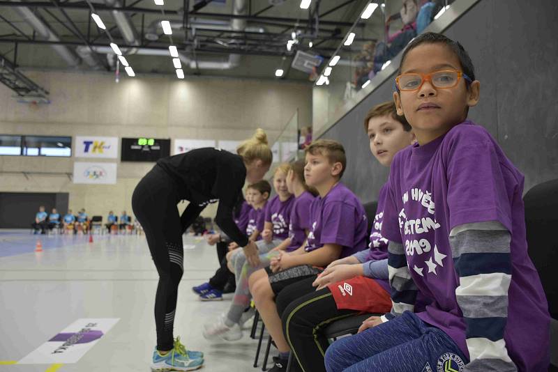 Sportovně-charitativní akce pro handicapované a děti z dětských domovů v Národním olympijském centru v Prostějově