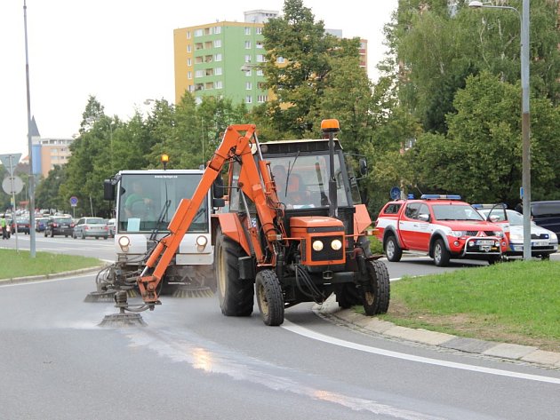 Únik naftalenu v Přerově