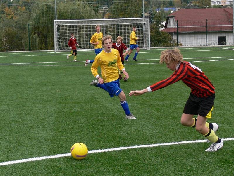 Žákovský turnaj ve sportovním areálu Pod Kučerákem.