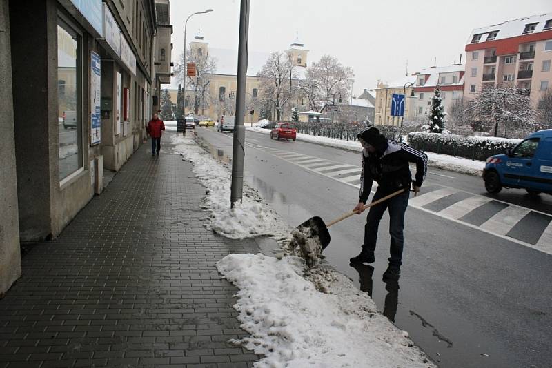 Zasněžený Prostějov