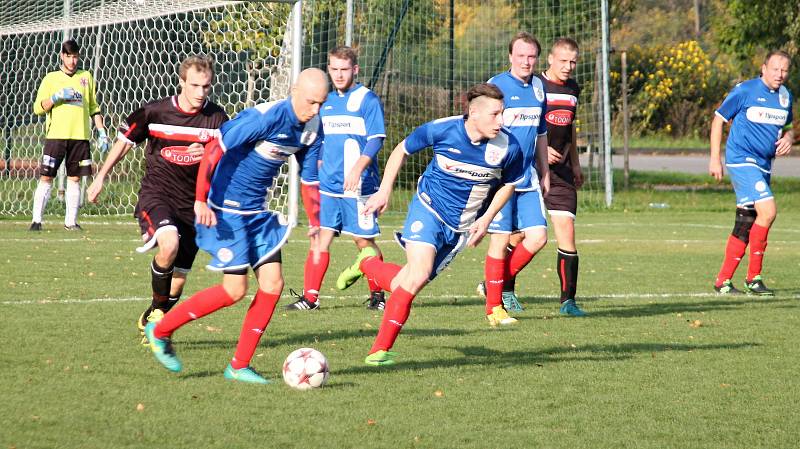 Mistrovské utkání III. třídy OFS Prostějov mezi Sokolem Olšany a FC Kostelec na Hané B.