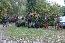 Podzimní zkoušky loveckých psů v Otaslavicích