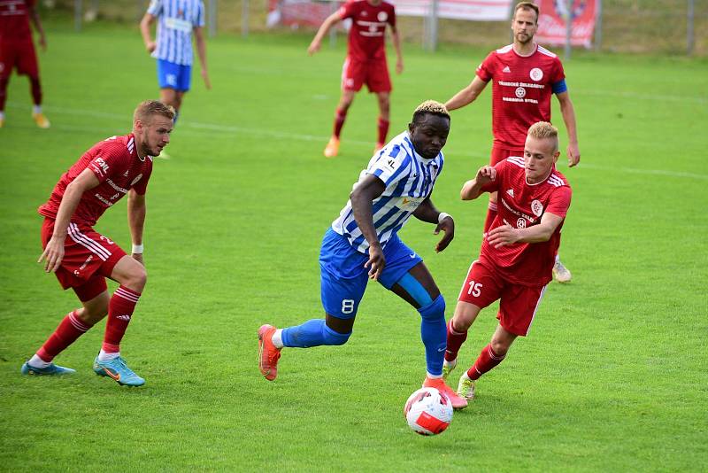 2. kolo FNL mezi celky 1. SK Prostějov a FK Fotbal Třinec