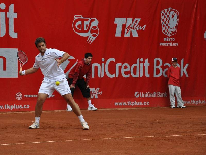 Czech Open v Prostějově. Agustin Calleri prohrál v prvním kole s Thomazem Belluccim 1:6 1:6