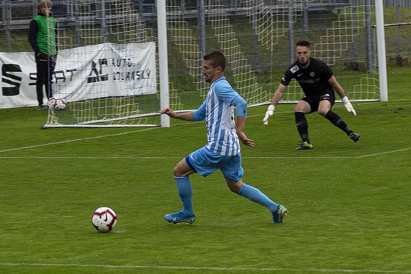 Prostějov (v modro-bílém) remizoval s Brnem 0:0.