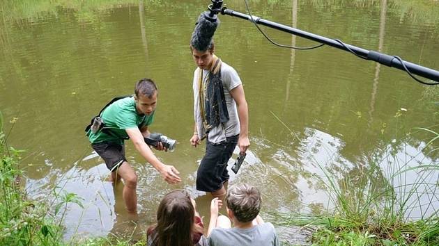 Natáčení probíhalo 14 dní, mladí tvůrci ale na filmu Pan Enky ale pracují už od února.