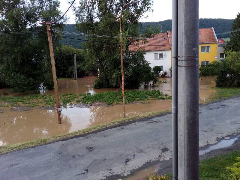 Blesková povodeň ve Stařechovicích a její následky - 19.6. 2019