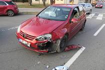 Nehoda v Olomoucké ulici v Prostějově - 19. 3. 2022