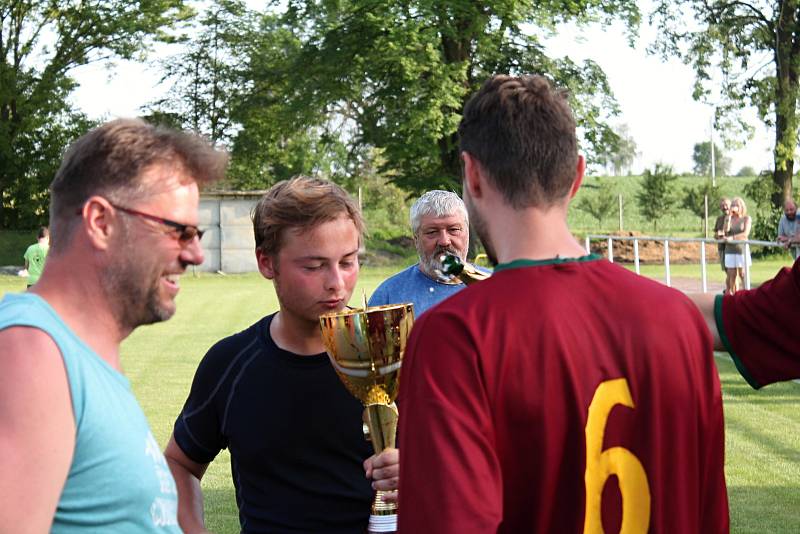 Fotbalisté Vrchoslavic se po roce vracejí do I.B třídy. 15.6. 2019